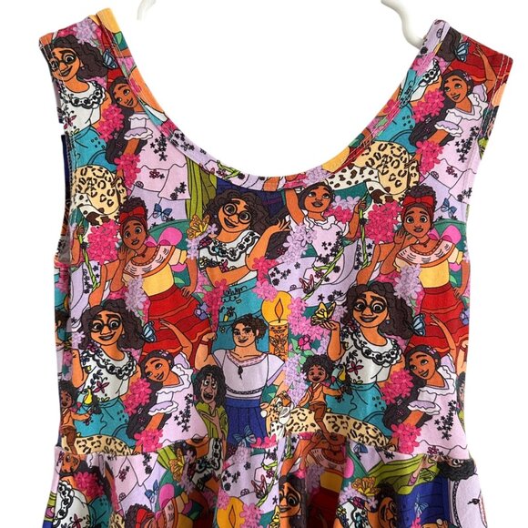 Wild Rich Kids twirl Dress girls size 11/12 Encanto Disney print sleeveless - Picture 1 of 10